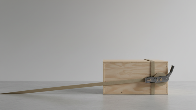 przykład pasa transportowego na ładunku